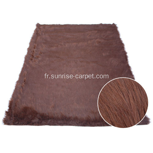 Tapis de tapis de fourrure en imitation